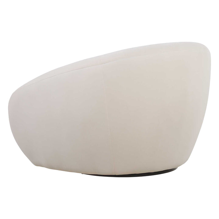 American Home Furniture Uttermost DeSoto Cream Swivel Chair