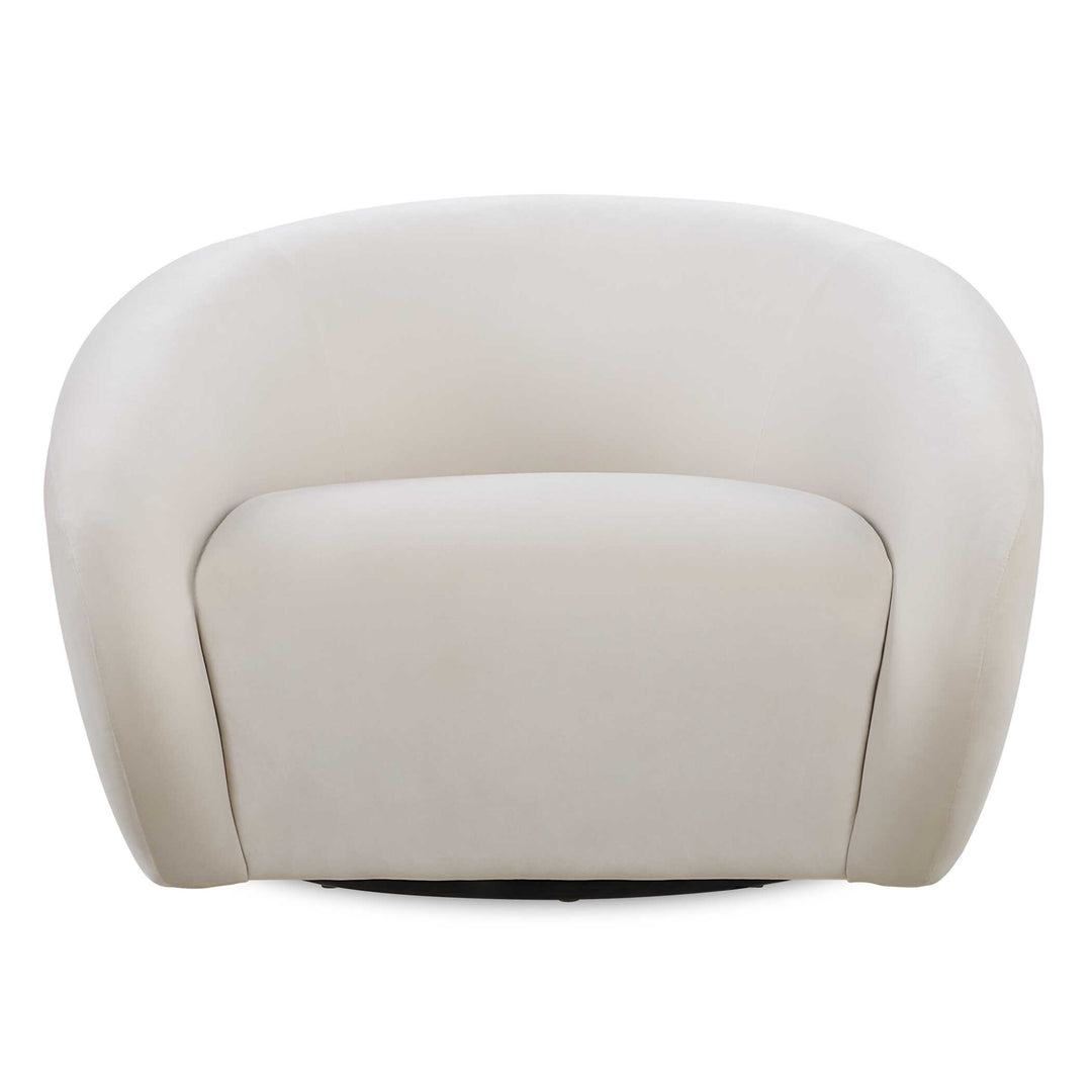 American Home Furniture Uttermost DeSoto Cream Swivel Chair