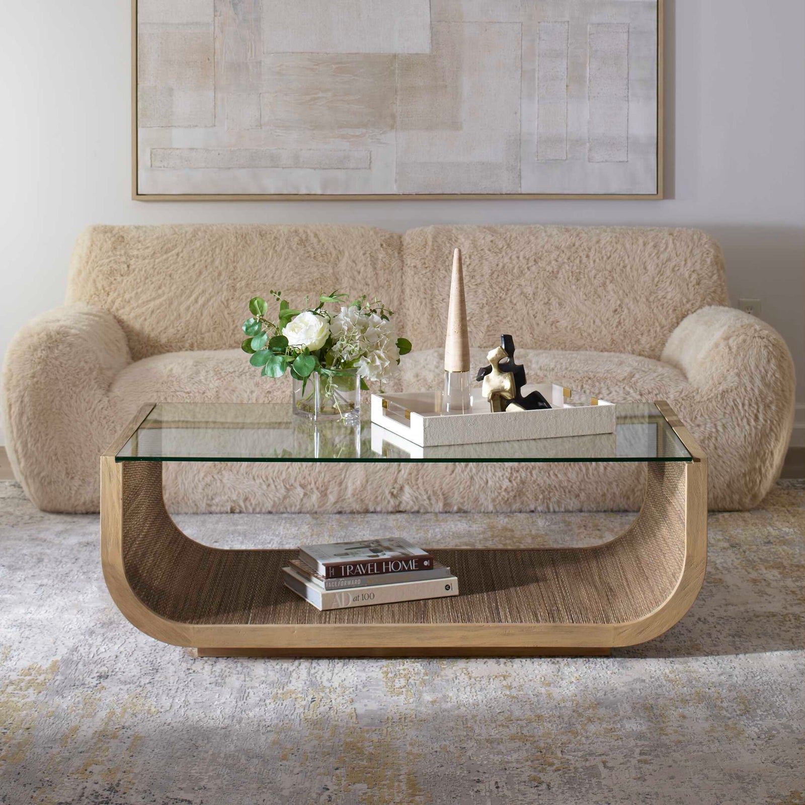 American Home Furniture Uttermost Farrington Modern Coffee Table