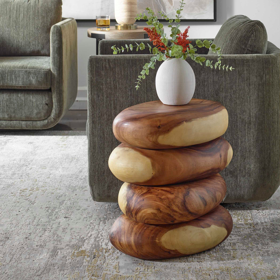 American Home Furniture Uttermost Carrillo Modern End Table