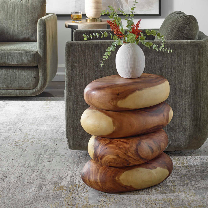 American Home Furniture Uttermost Carrillo Modern End Table