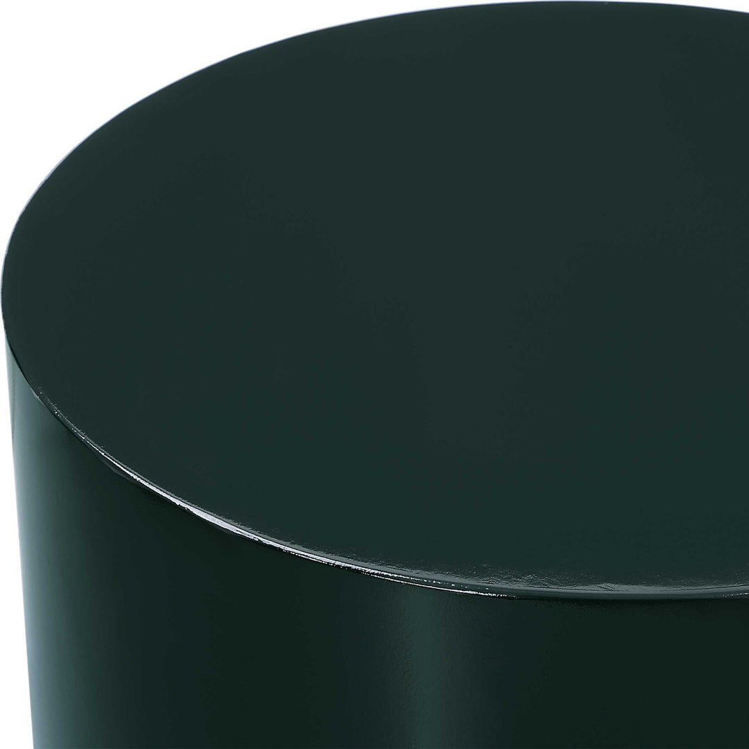 American Home Furniture Uttermost Denison Dark Green Accent Table