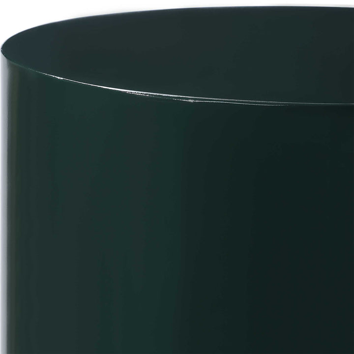 American Home Furniture Uttermost Denison Dark Green Accent Table