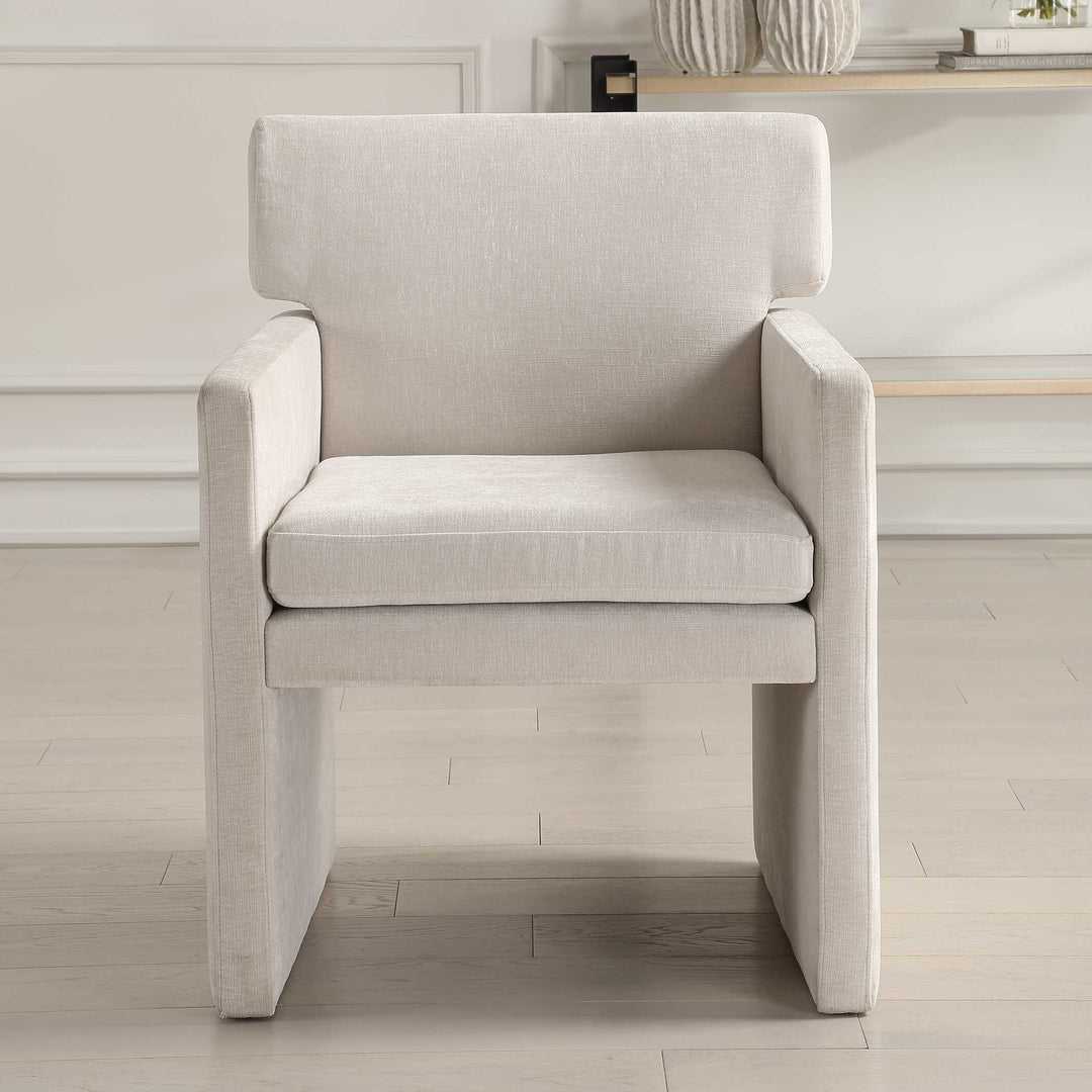 American Home Furniture Uttermost Colette Ivory Dining Chair Set of 2