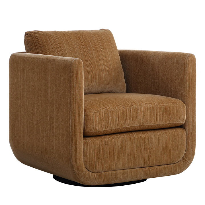 American Home Furniture Uttermost Abound Ginger Swivel Chair