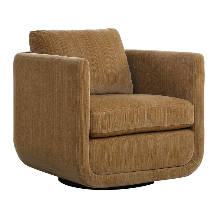 American Home Furniture Uttermost Abound Ginger Swivel Chair