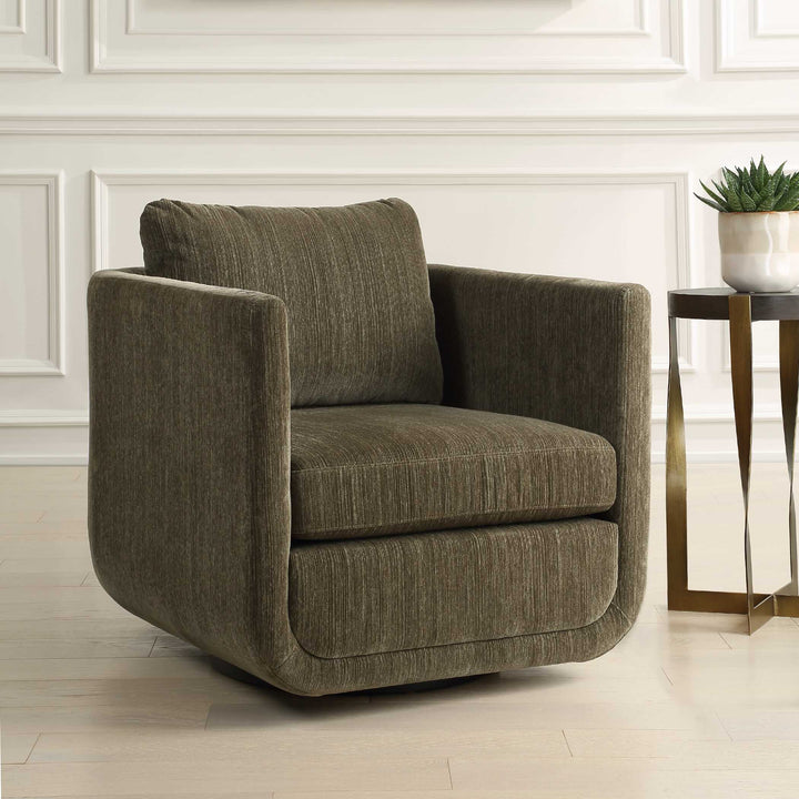 American Home Furniture Uttermost Abound Herb Swivel Chair