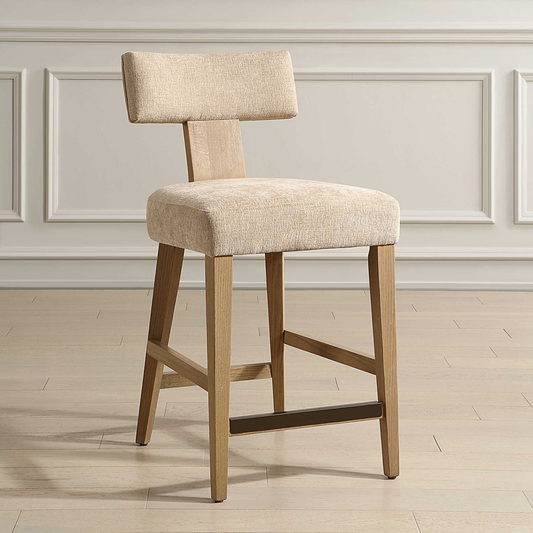 American Home Furniture Uttermost Elysian Sand Counter Stool
