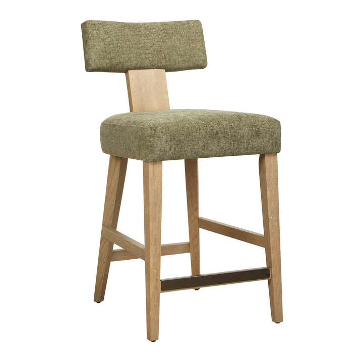 American Home Furniture Uttermost Elysian Moss Counter Stool