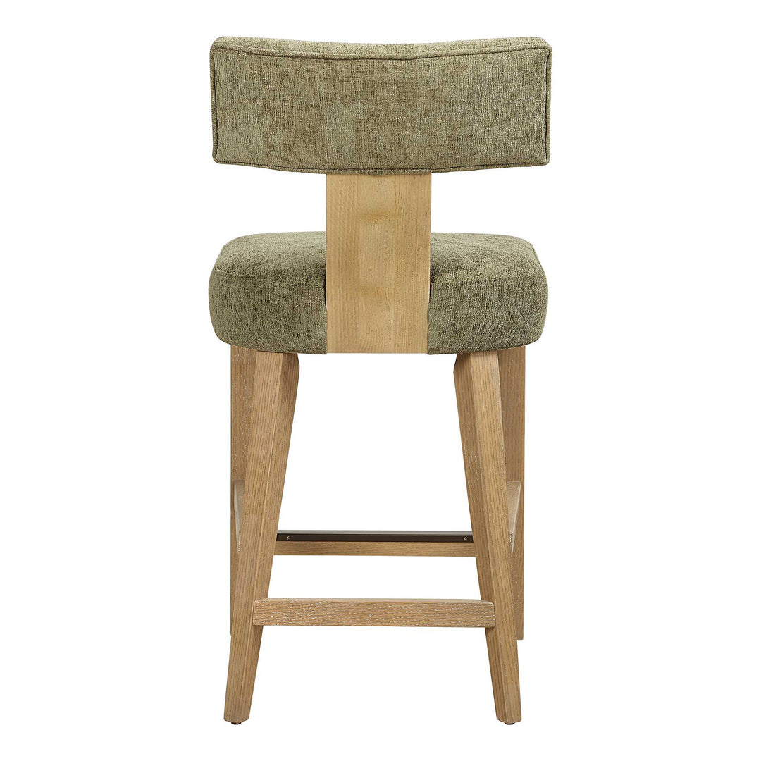 American Home Furniture Uttermost Elysian Moss Counter Stool
