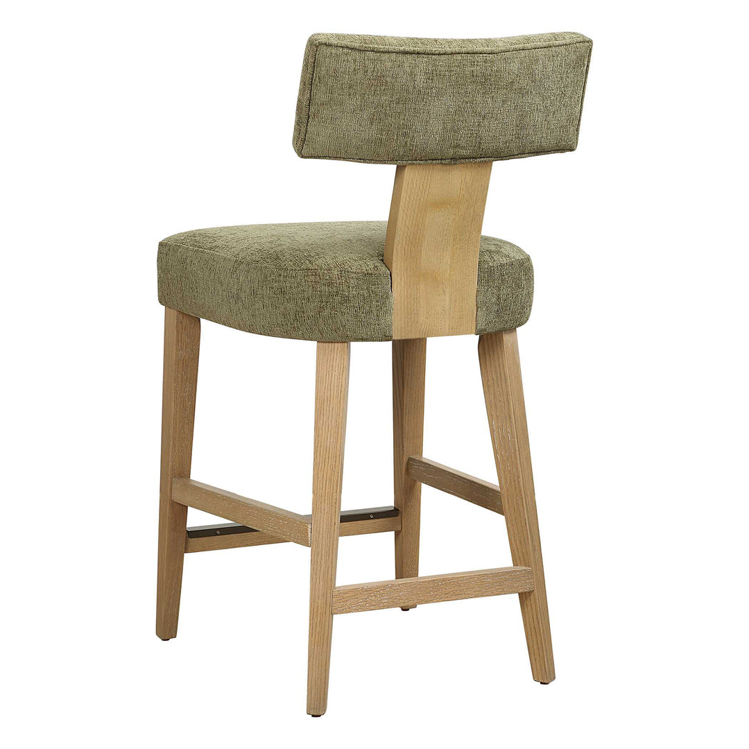 American Home Furniture Uttermost Elysian Moss Counter Stool