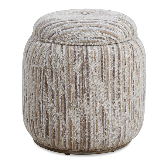 American Home Furniture Uttermost Dialogue Tan Ottoman