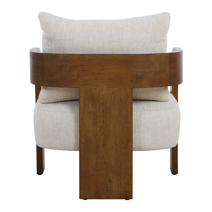 American Home Furniture Uttermost Rowan Ivory Accent Chair