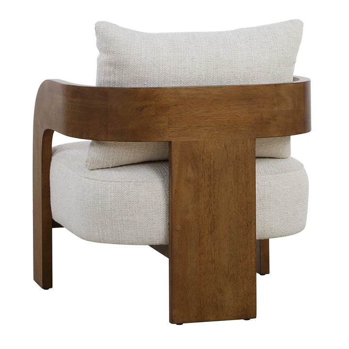 American Home Furniture Uttermost Rowan Ivory Accent Chair
