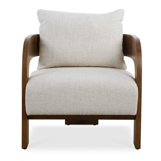 American Home Furniture Uttermost Rowan Ivory Accent Chair