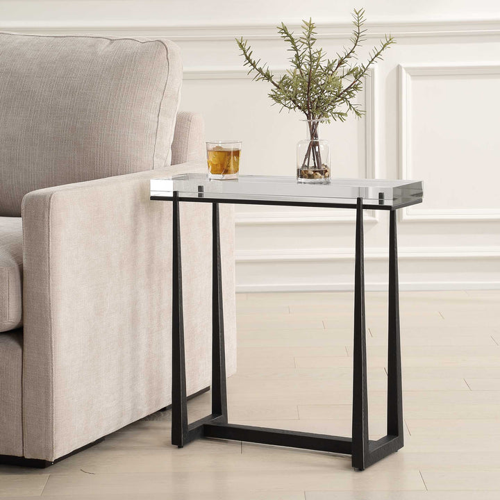 American Home Furniture Uttermost Midas Bronze Accent Table