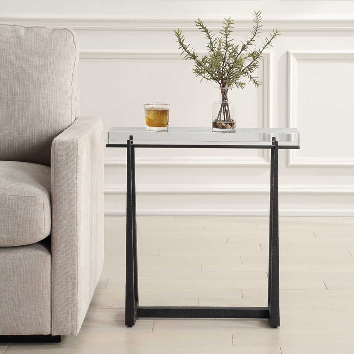 American Home Furniture Uttermost Midas Bronze Accent Table
