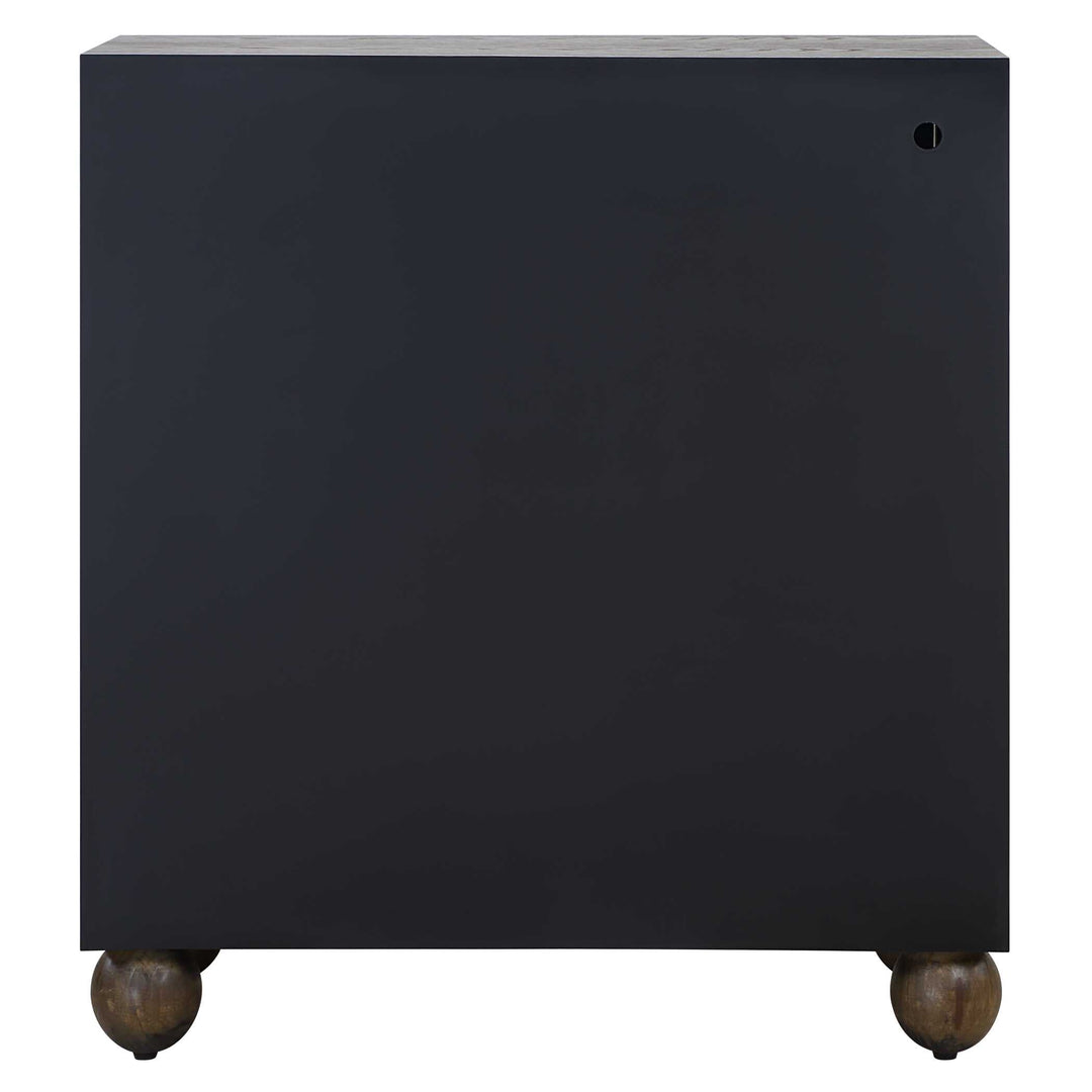 American Home Furniture Uttermost Mayenne 2 Door Oak Wood Cabinet