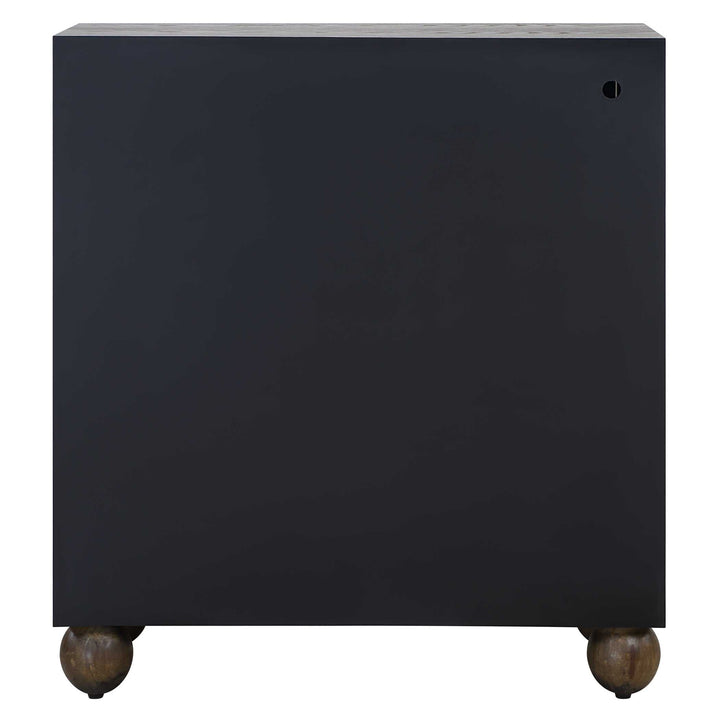 American Home Furniture Uttermost Mayenne 2 Door Oak Wood Cabinet