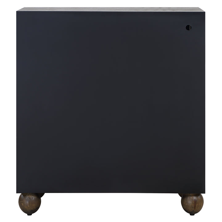 American Home Furniture Uttermost Mayenne 2 Door Oak Wood Cabinet