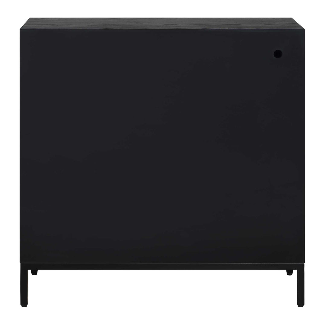 American Home Furniture Uttermost Beswick Black 2 Door Cabinet