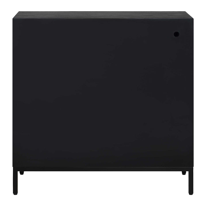 American Home Furniture Uttermost Beswick Black 2 Door Cabinet