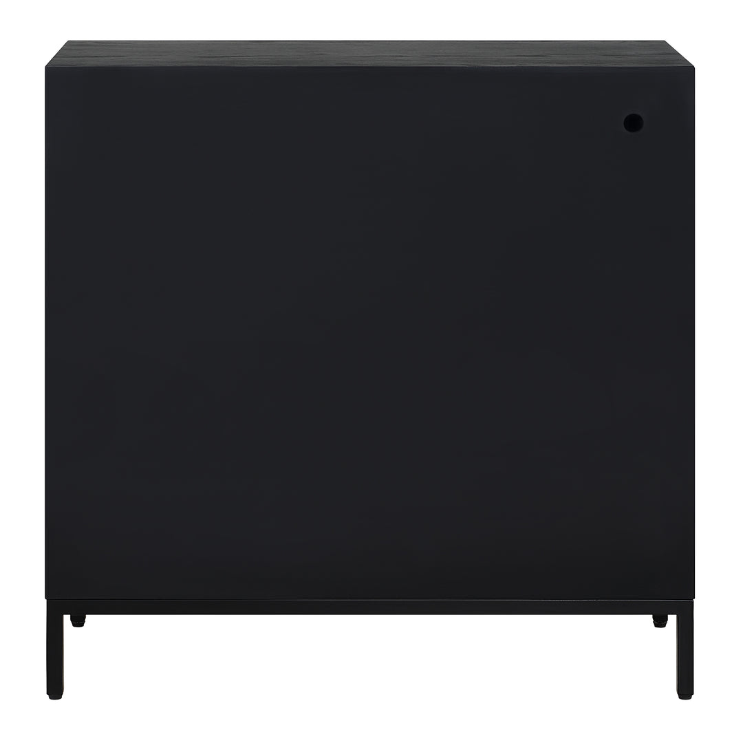 American Home Furniture Uttermost Beswick Black 2 Door Cabinet