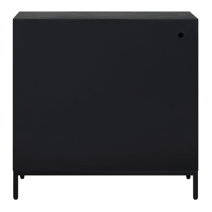 American Home Furniture Uttermost Beswick Black 2 Door Cabinet