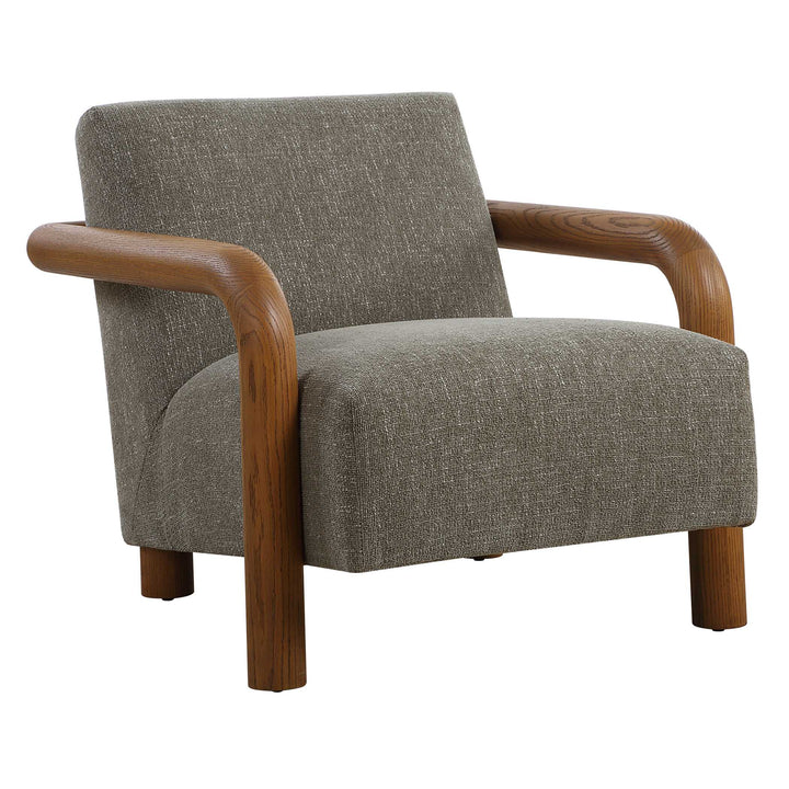 American Home Furniture Uttermost Balance Herb Green Accent Chair