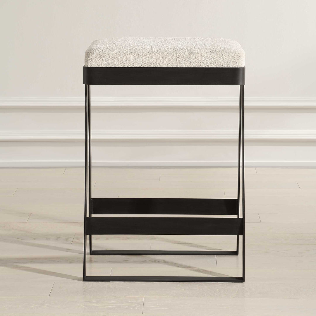 American Home Furniture Uttermost Hover Iron Counter Stool