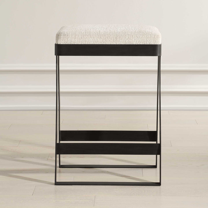 American Home Furniture Uttermost Hover Iron Counter Stool