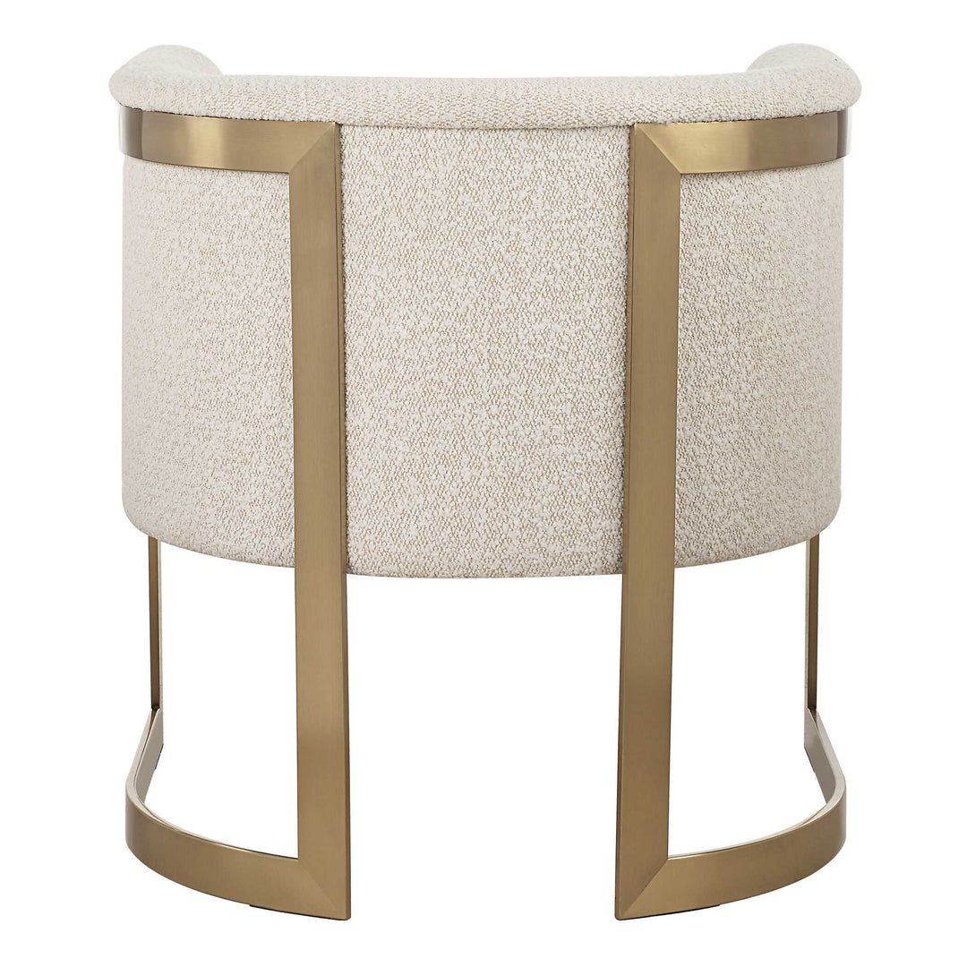 American Home Furniture Uttermost Bellina Plush Barrel Chair
