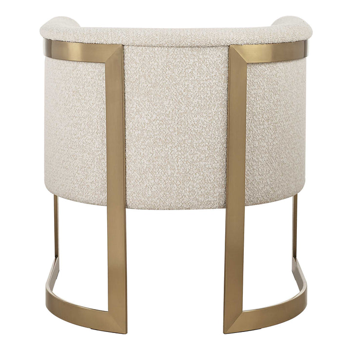 American Home Furniture Uttermost Bellina Plush Barrel Chair