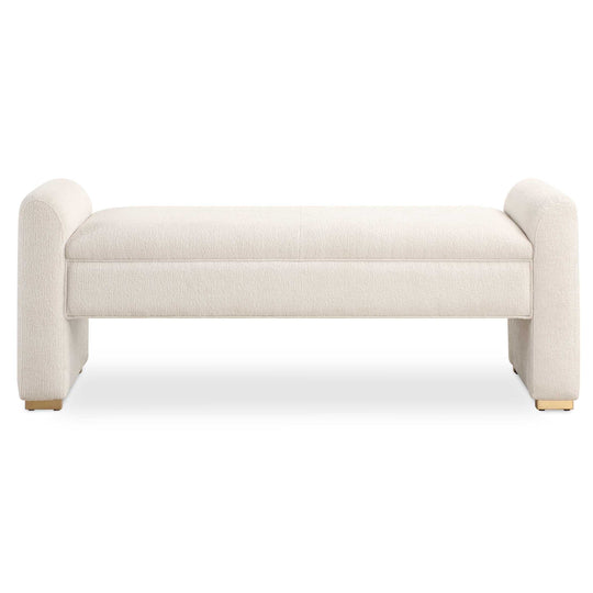American Home Furniture Uttermost Caliste Ivory Bench