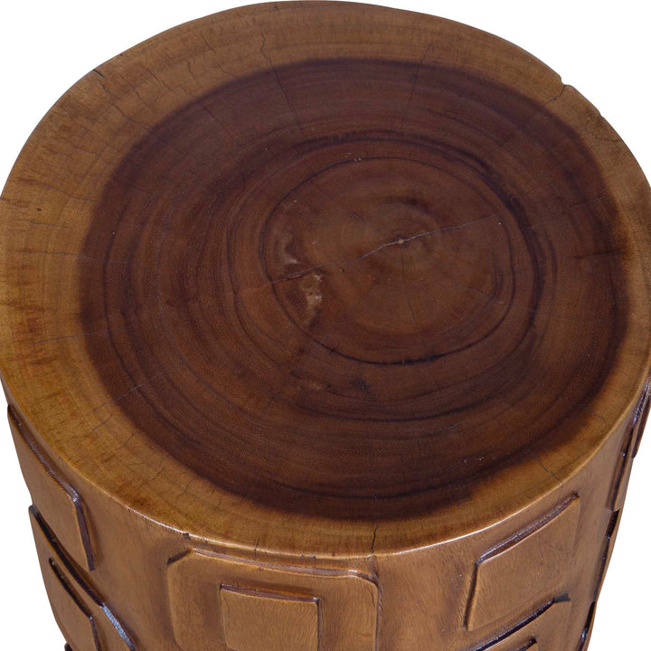 American Home Furniture Uttermost Alson Geometric Accent Table