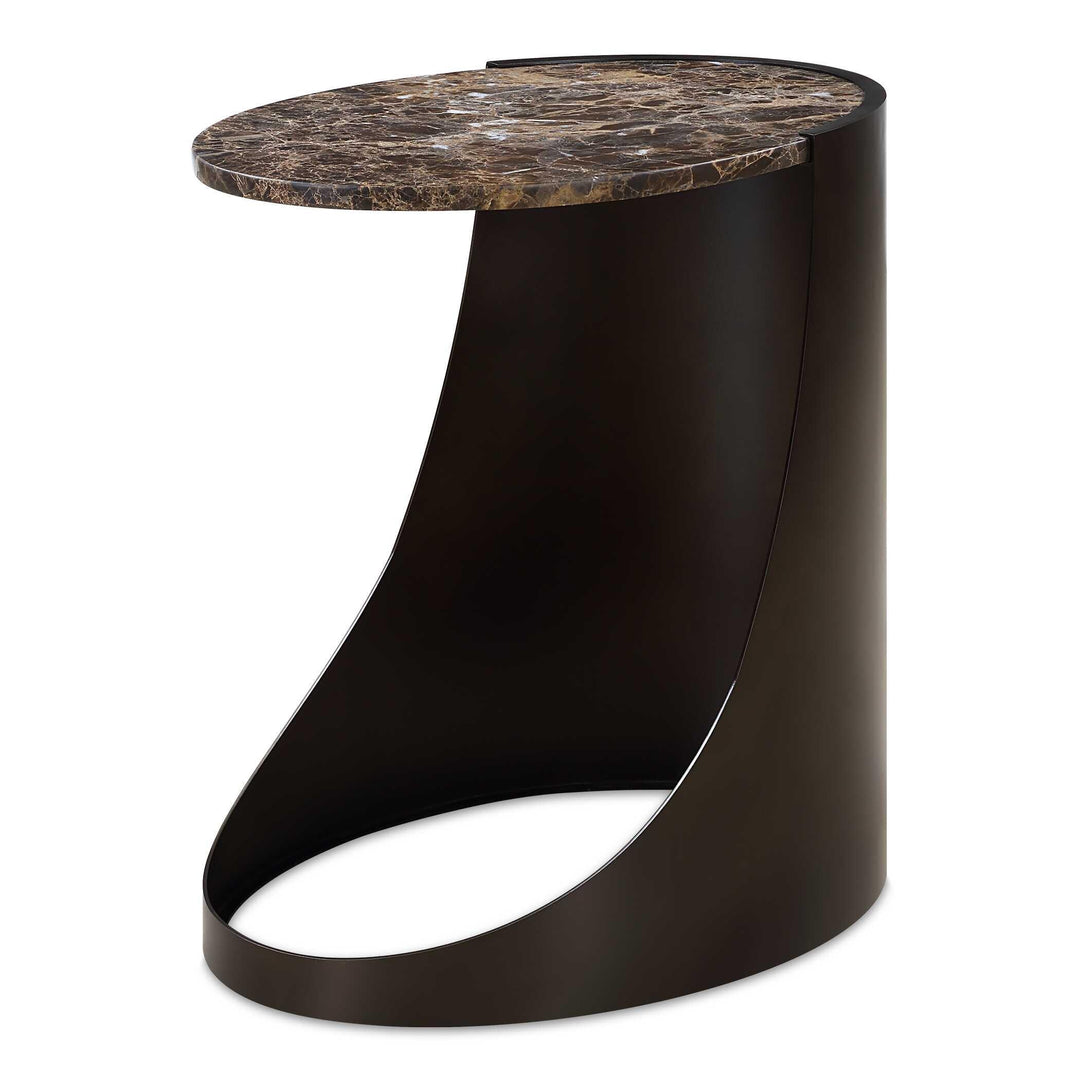 Welling Modern Metal Side Table - AmericanHomeFurniture