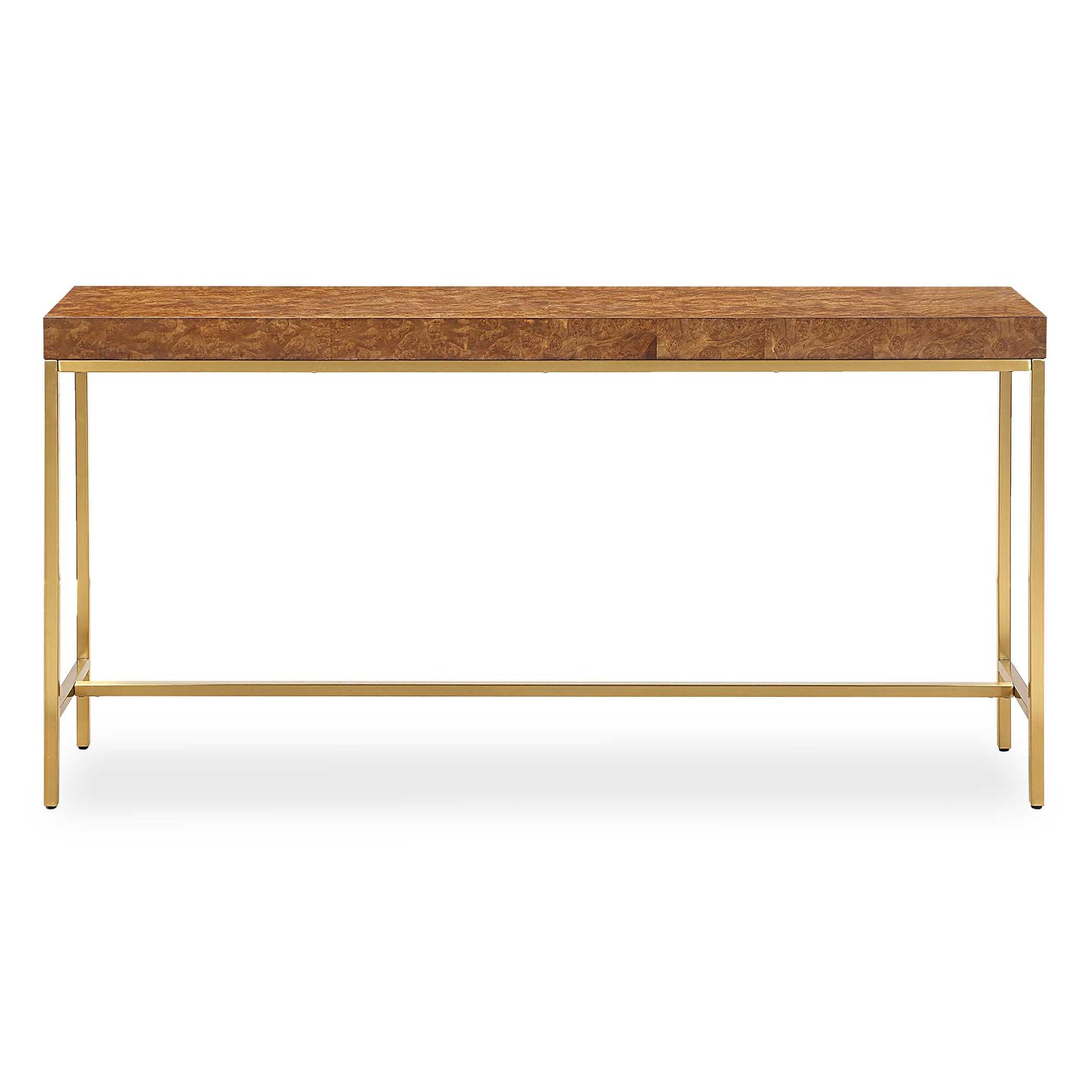 American Home Furniture Uttermost Moran Burl Console Table