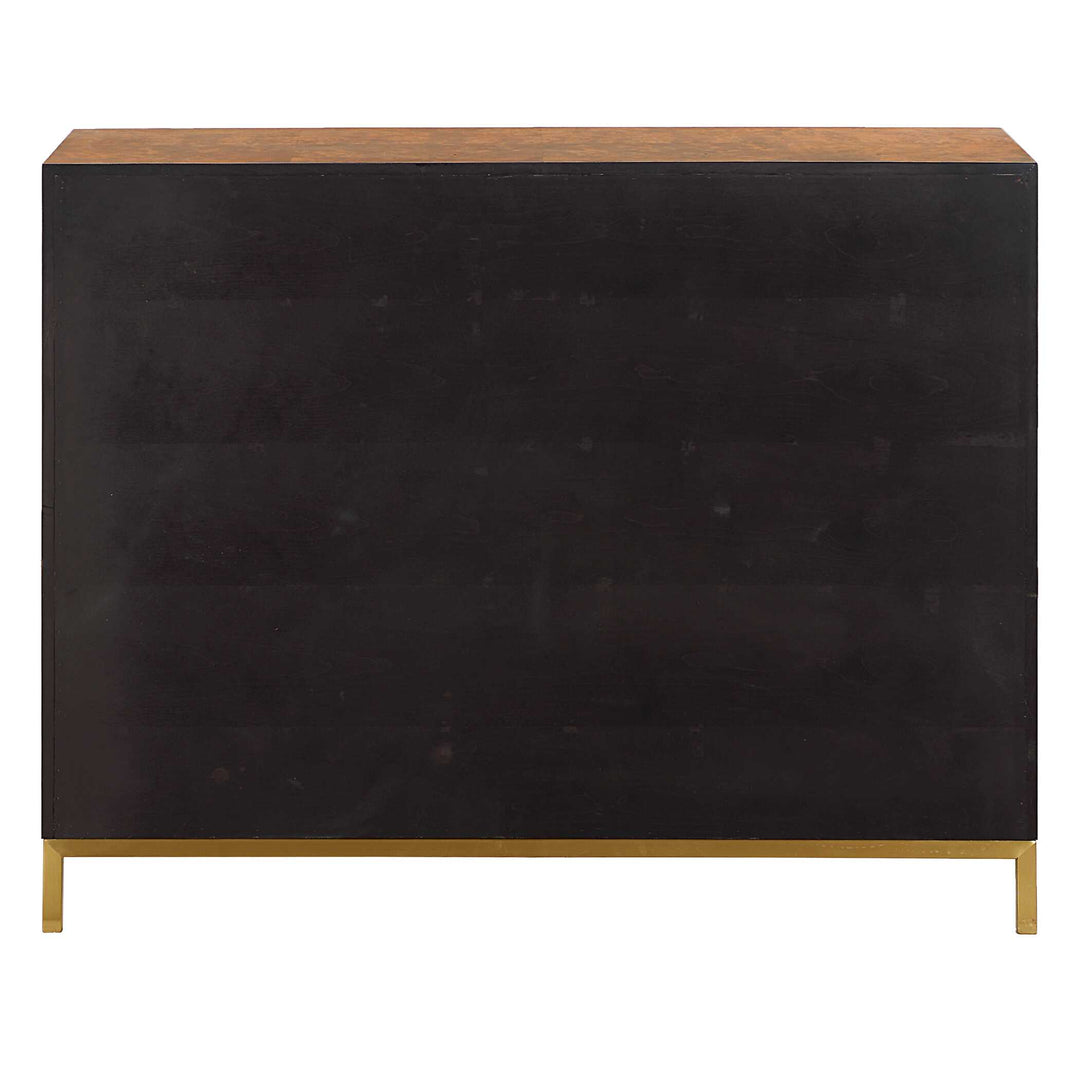American Home Furniture Uttermost Jethro Burl 2 Door Cabinet
