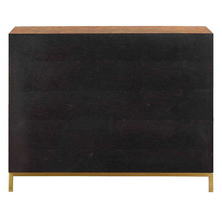 American Home Furniture Uttermost Jethro Burl 2 Door Cabinet