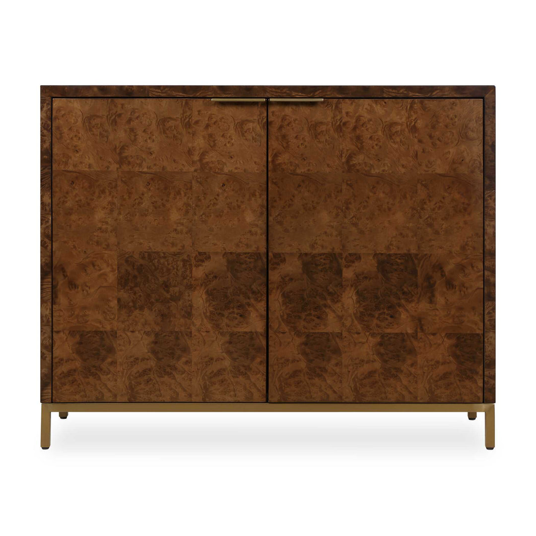 American Home Furniture Uttermost Jethro Burl 2 Door Cabinet
