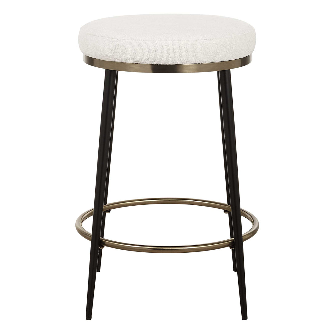 American Home Furniture Uttermost Ensemble Cream Counter Stool