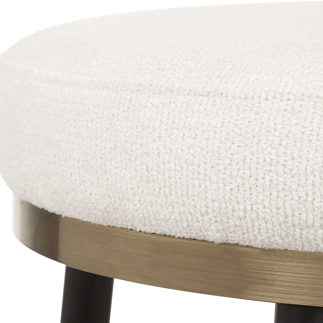 American Home Furniture Uttermost Ensemble Cream Counter Stool