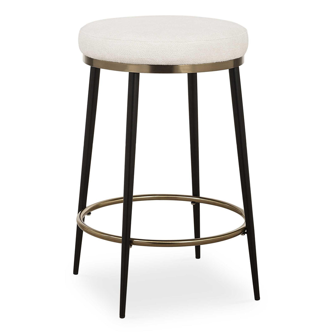 Ensemble Cream Counter Stool - AmericanHomeFurniture