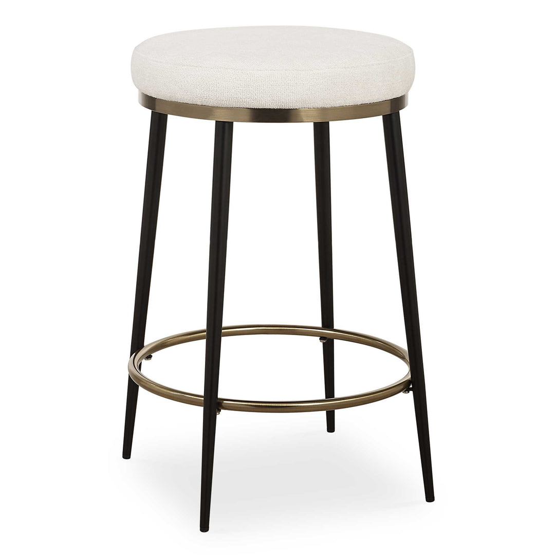 American Home Furniture Uttermost Ensemble Cream Counter Stool