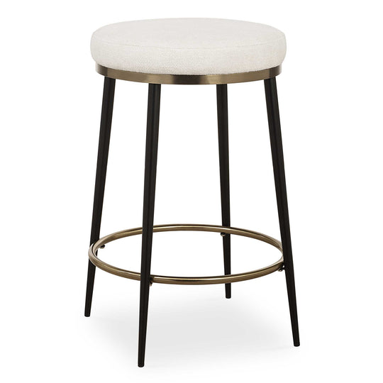 American Home Furniture Uttermost Ensemble Cream Counter Stool