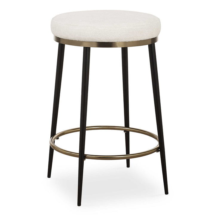 American Home Furniture Uttermost Ensemble Cream Counter Stool
