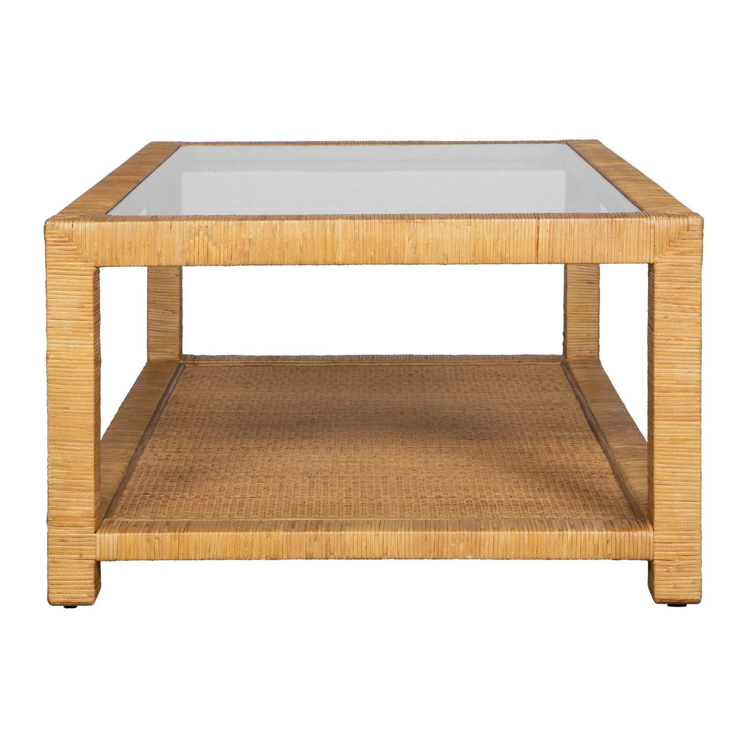 American Home Furniture Uttermost Kensing Natural Coffee Table