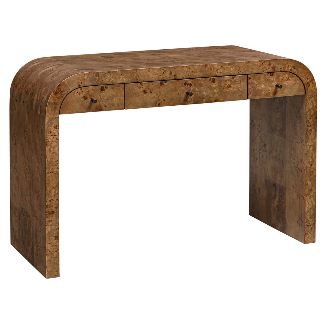 American Home Furniture Uttermost Rocco Mappa Burl Desk