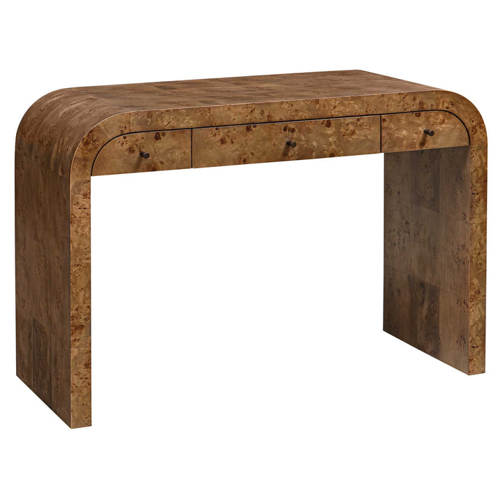 American Home Furniture Uttermost Rocco Mappa Burl Desk