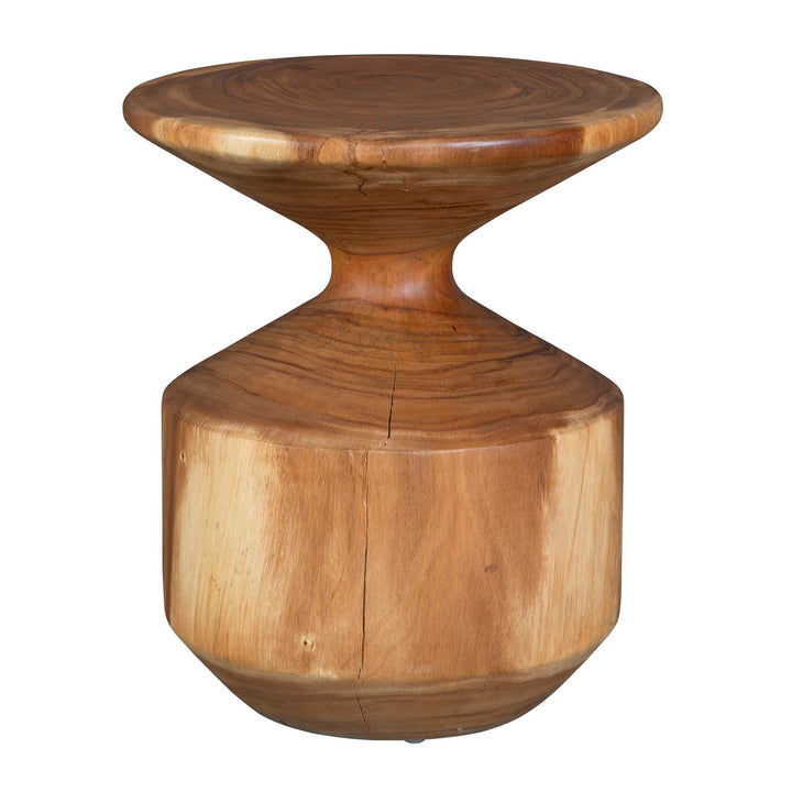 American Home Furniture Uttermost Lynx Hourglass Accent Table